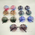 new style Durable kids sunglasses metal frames